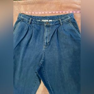 1990s Style Vintage Liz Claiborne Jeans Medium Wash Blue